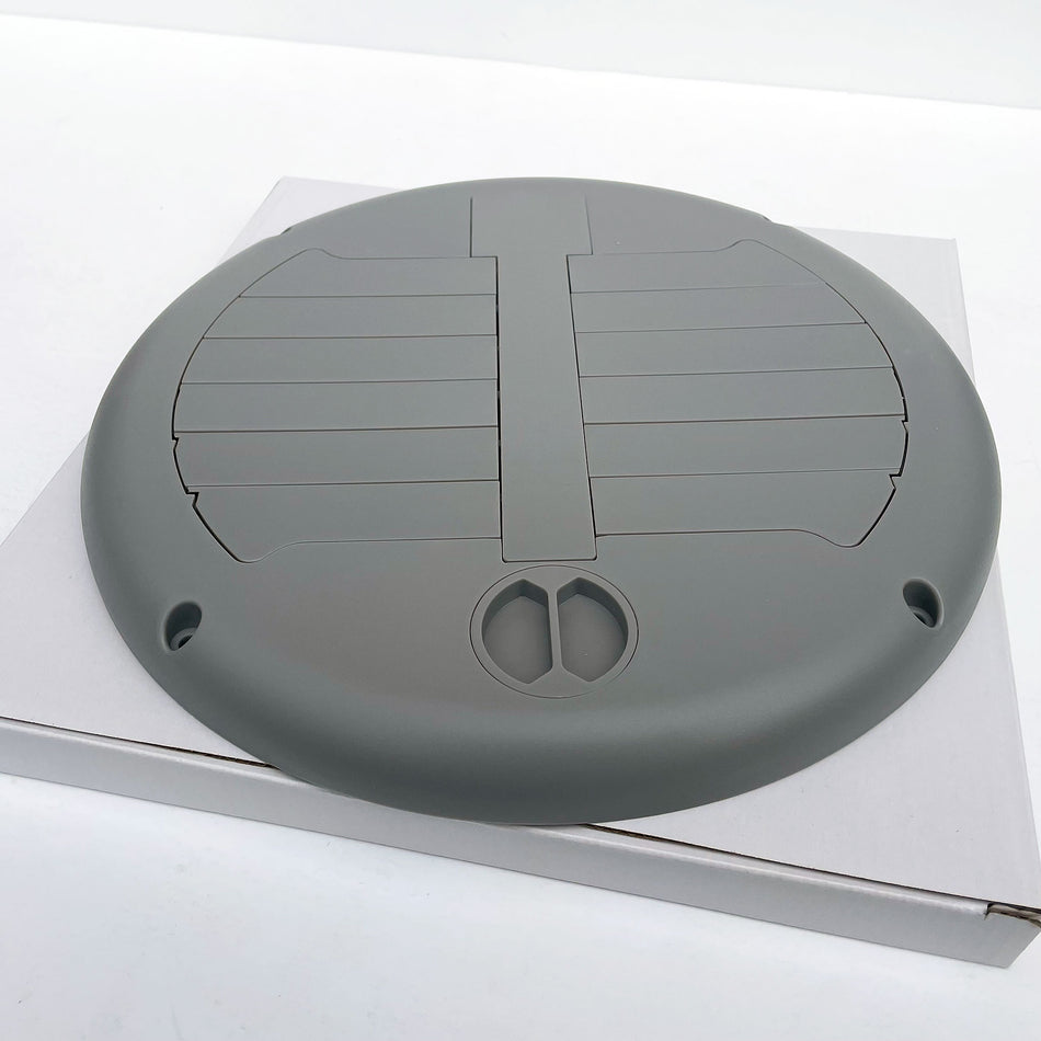 Grey inner valve for motorised van ventilator for vans