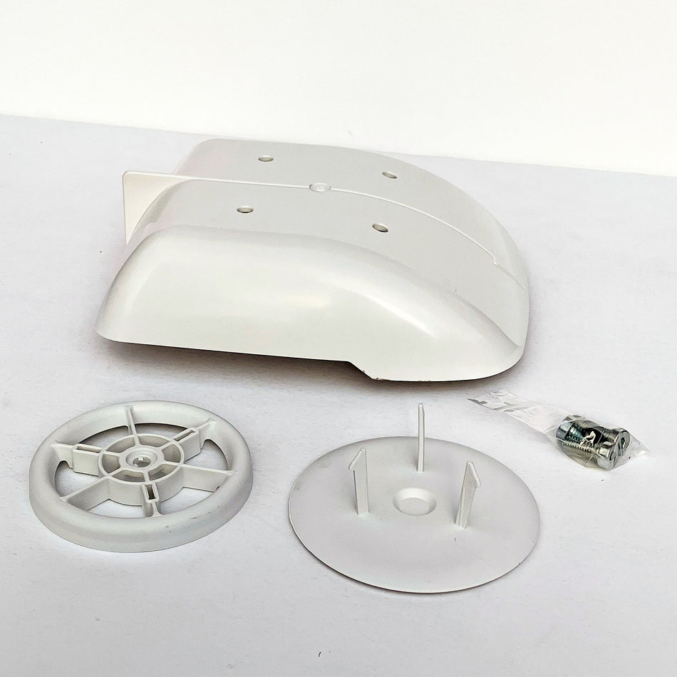 Small Low profile motorised van ventilator for van taxi caravan - White